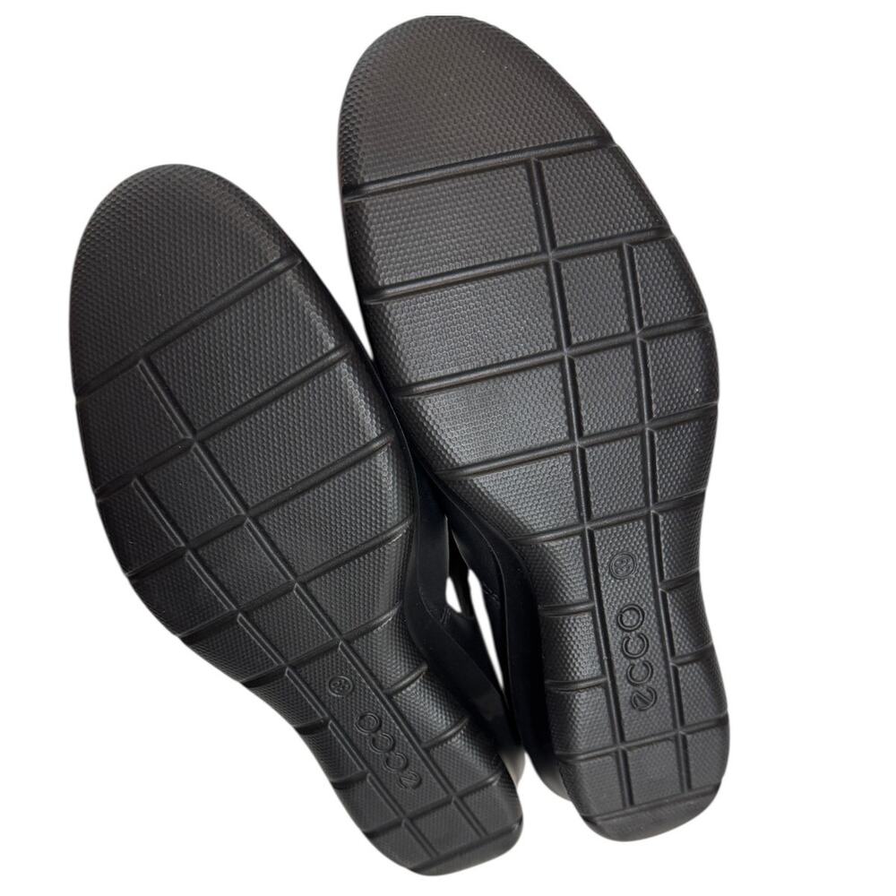 ECCO Black Felicia Mary Jane Wedge Shoe SZ 39 - Picture 5 of 9